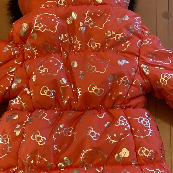 Toddler Girls Winter Hooded Coat - Picture 5 of 6